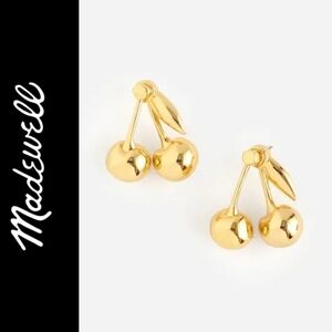 New! Madewell Cherry Statement Earrings